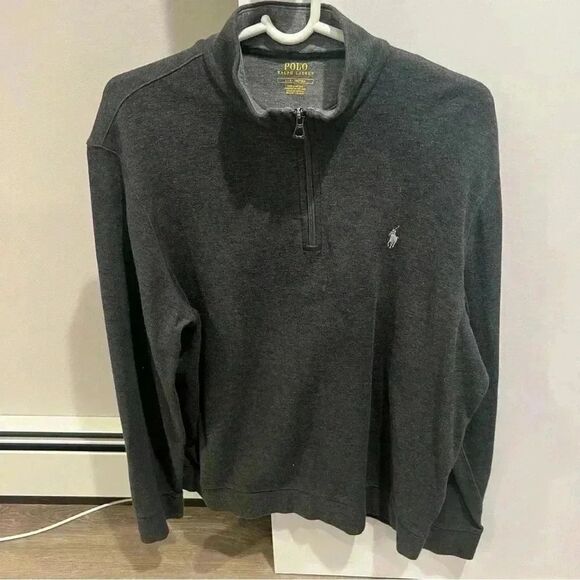 POLO RALPH LAUREN Men's Jersey Half-zip Pullover - Picture 2 of 5